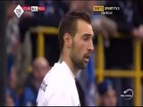 Club Brugge - Anderlecht 0-1. Stefano Okaka Goal. Jupiler League 20122015