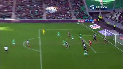 1-0 Benjamin Corgnet Goal France  Ligue 1 - 20.12.2015, AS Saint-Étienne 1-0 Angers SCO