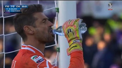 1-0 Nikola Kaliniu0107 Goal Italy  Serie A - 20.12.2015, Fiorentina 1-0 ChievoVerona