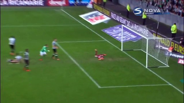 1-0 Benjamin Corgnet Goal France Ligue 1 - 20.12.2015, AS Saint-Étienne 1-0 Angers SCO