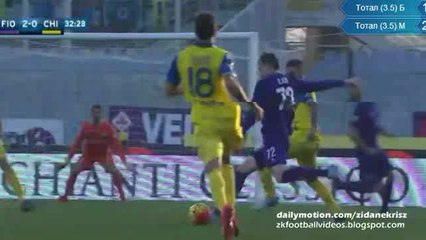 Josip Ilicic SUPER Goal - Fiorentina 2 - 0 Chievo 20.12.2015 HD