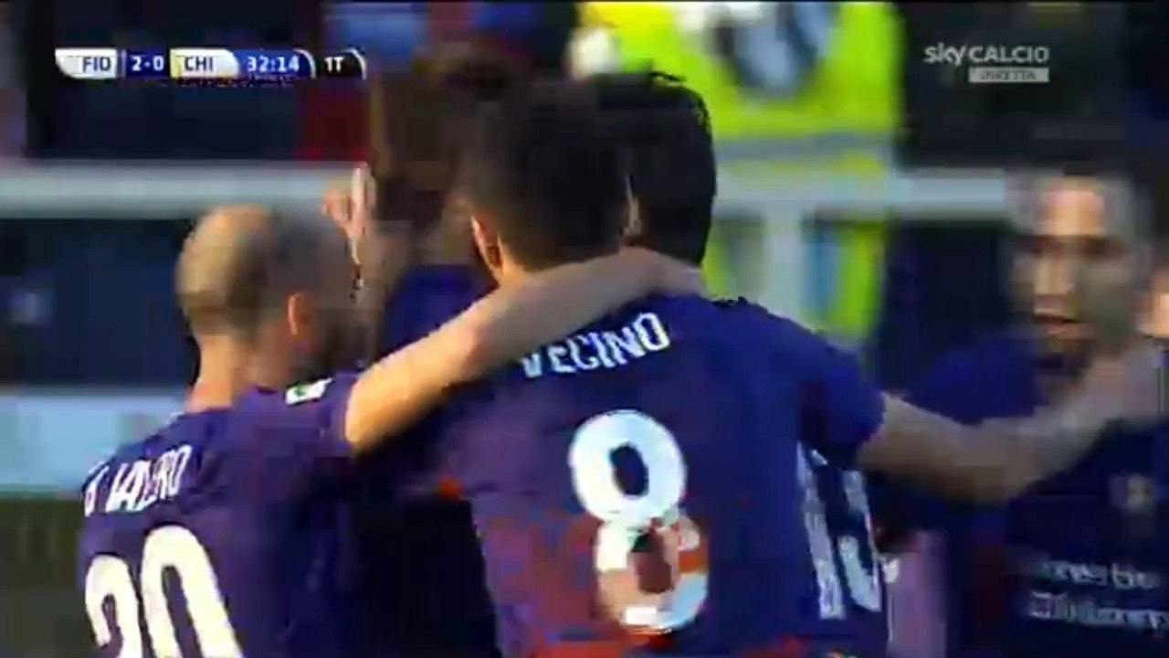 Josip Ilicic Goal 2:0 / Fiorentina vs Chievo 20.12.2015 HD