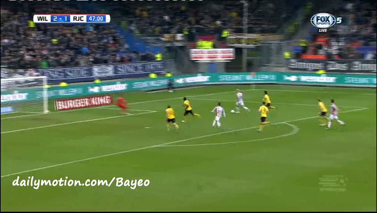 van der Velden Goal - Willem II 3-1 Roda - 20-12-2015
