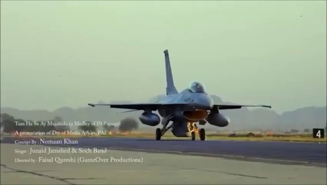 Tum hi se aey mujahidon by Junaid Jamshed and Soch Band Pakistan Air Force New Song 2015