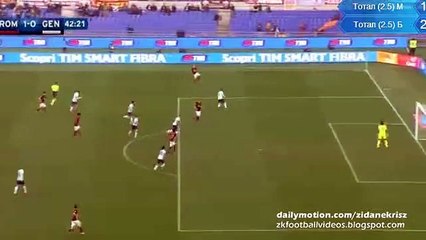 Goal Florenzi - Roma 1 - 0 Genoa 20.12.2015 HD