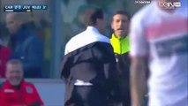 Massimiliano Allegri Goes Crazy After Juventus Almost Get A Goal vs Carpi!