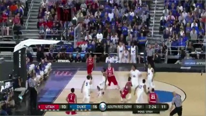 Utah upsets No. 7 Duke 77-75 in overtime in New York