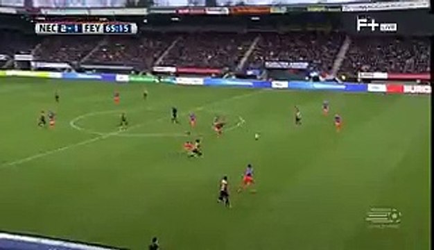 2-1 Anthony Limbombe Goal Holland Eredivisie - 20.12.2015, NEC Nijmegen 2-1 Feyenoord