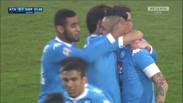 0-1 Marek Hamu0161ík Penalty Goal Italy Serie A - 20.12.2015, Atalanta Bergamo 0-1 SSC Napoli