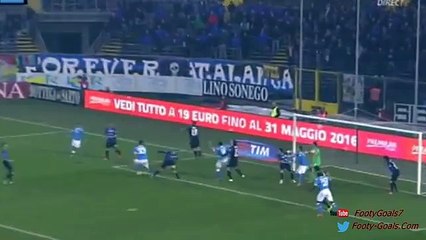 Gonzalo Higuain Goal - Atalanta vs Napoli 1-2 (Serie A 2015)