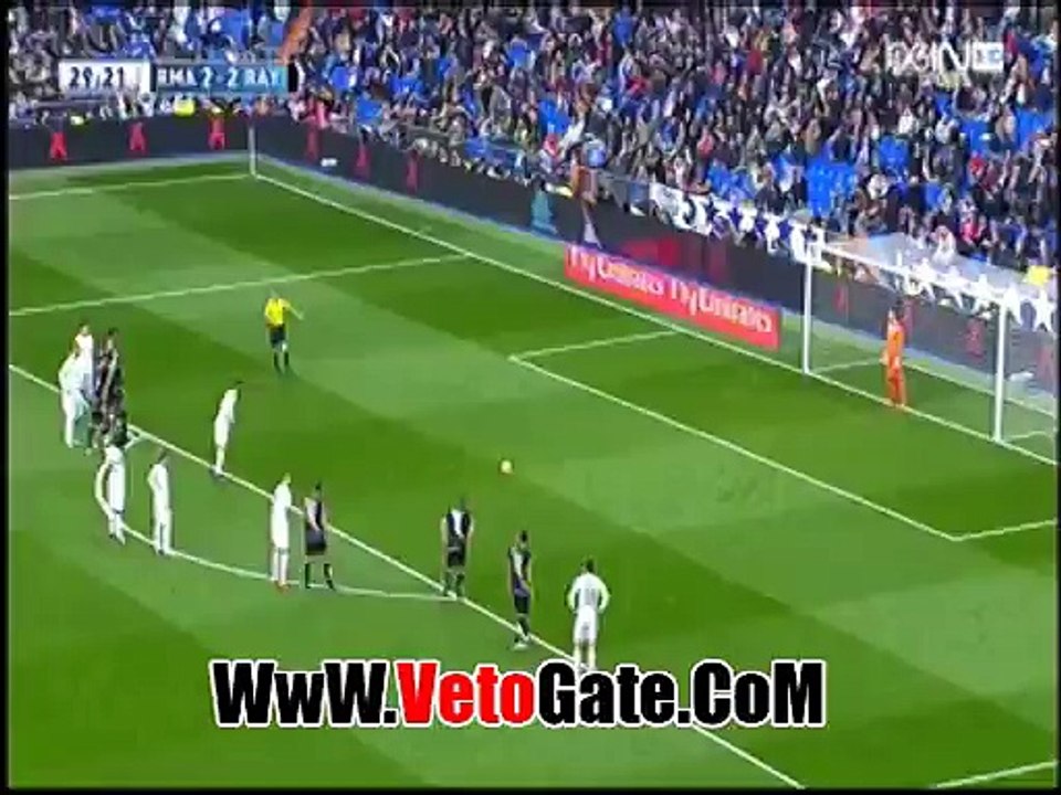 "كريستيانو رونالدو"يتقدم بالهدف الثالث لريال مدريد فى رايو فاليكانو