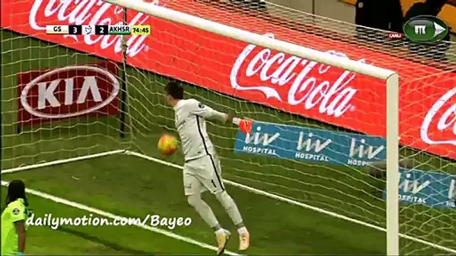Yasin Öztekin Goal - Galatasaray 3-2 Akhisar Genclik Spor - 20-12-2015