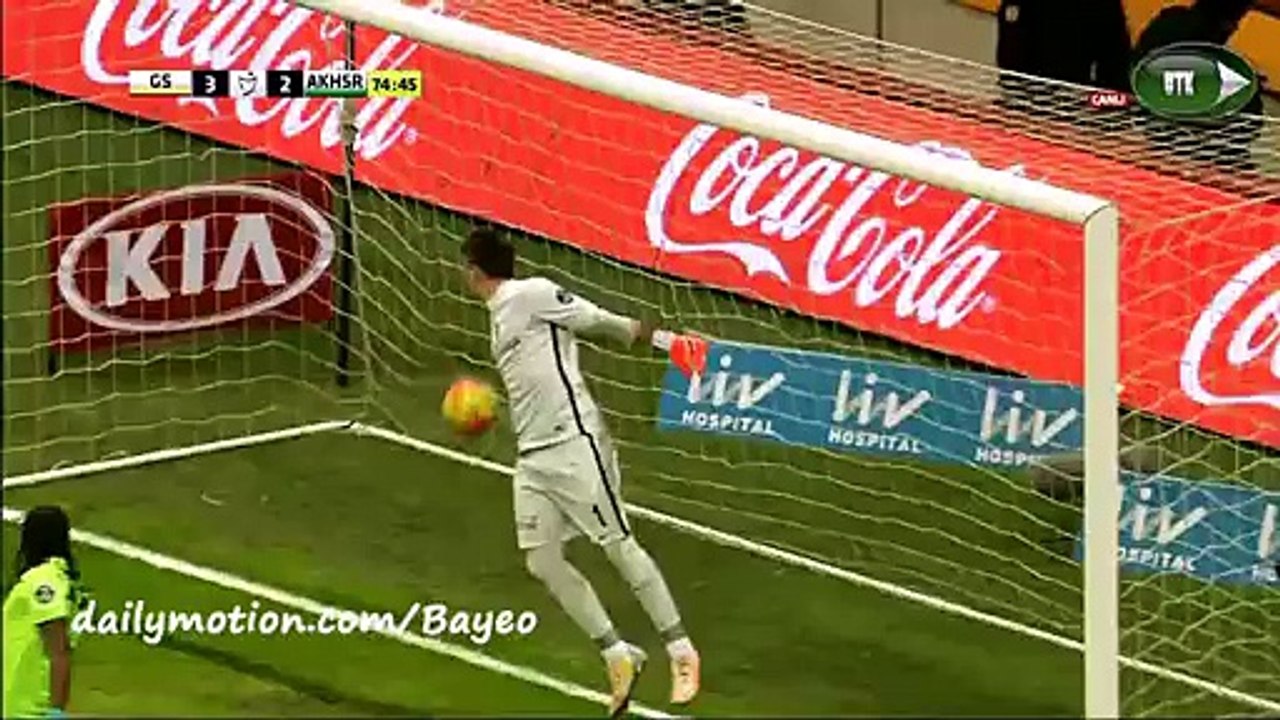 Yasin Öztekin Goal - Galatasaray 3-2 Akhisar Genclik Spor - 20-12-2015