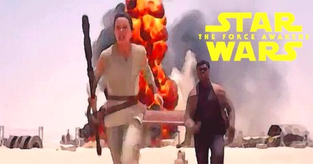 STAR WARS 7 O Despertar da Força Rey e Finn Escapam
