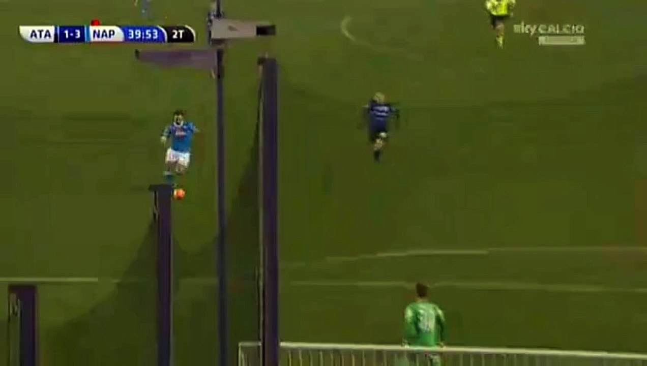 Goal Gonzalo Higuain ~Atalanta 1-3 Napoli~ 20/12/2015