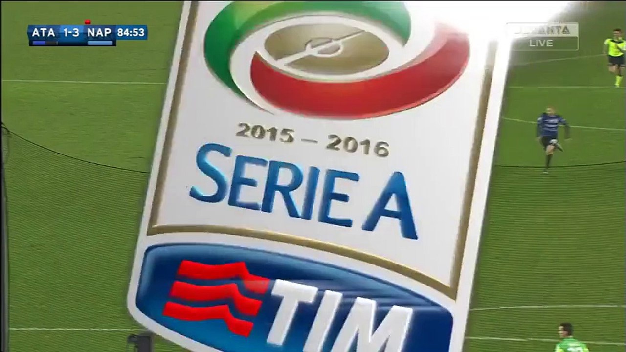 1-3 Gonzalo Higuaín Goal Italy  Serie A - 20.12.2015, Atalanta Bergamo 1-3 SSC Napoli