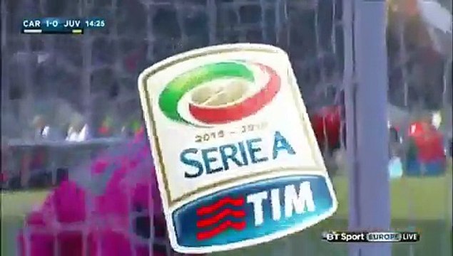 Carpi 2 : 3 Juventus HD Highlights all Goals 20.12.2015
