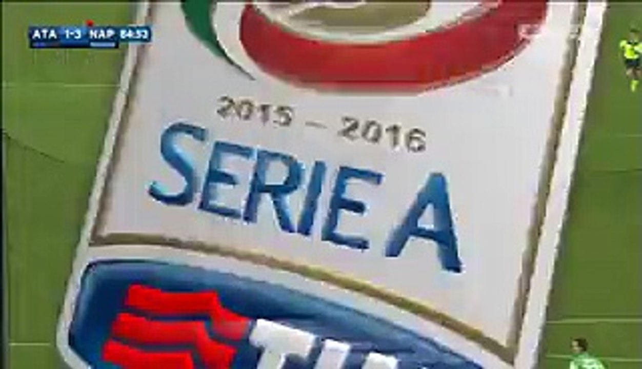 1-3 Gonzalo Higuaín Goal Italy Serie A - 20.12.2015, Atalanta Bergamo 1-3 SSC Napoli