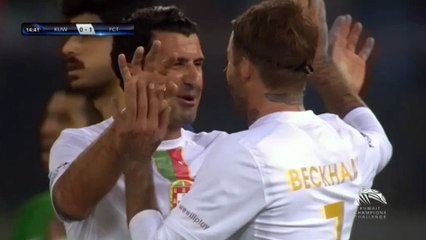 Match de charité - Beckham double passeur décisif