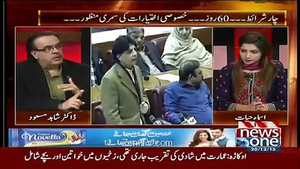 Live With Dr. Shahid Masood on News One – 20th December 2015