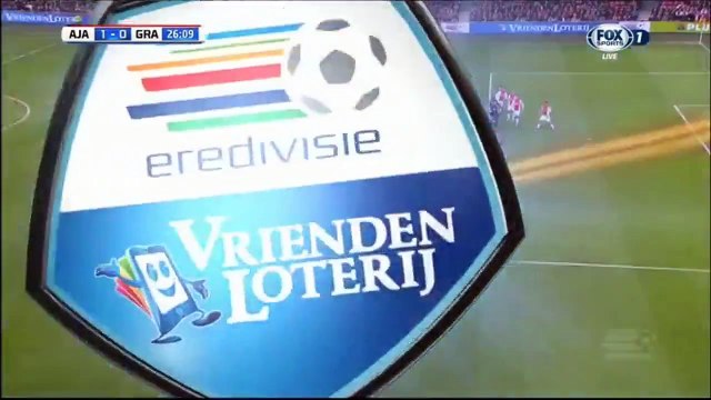 1-0 Arkadiusz Milik Goal Holland Eredivisie - 20.12.2015, AFC Ajax 1-0 De Graafschap