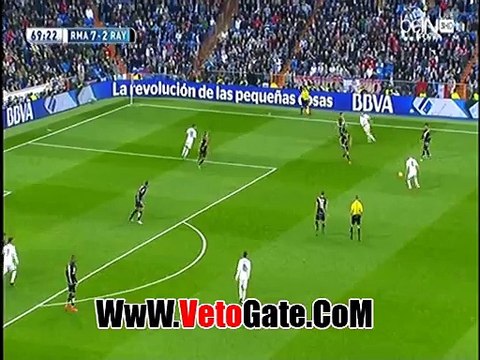 جاريث بيل يحرز الهدف الثامن لريال مدريد فى رايو فاليكانو