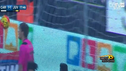 اهداف مباراة يوفنتوس وكاربي 3-2 كاملة [2015_12_20] عيسى الحربين
