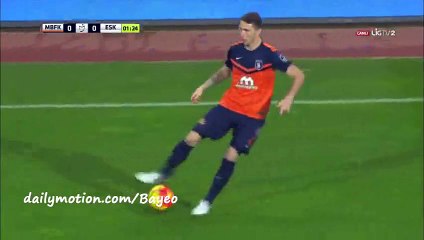 Emre Güral Goal - Basaksehir 0-1 Eskisehirspor - 20-12-2015 Super Lig