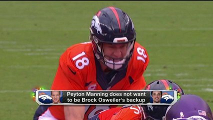 Rapoport: Peyton Manning has not gotten enough reps to be starter