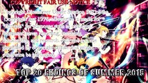 Top 20 Anime Endings of Summer 2015 (HD)