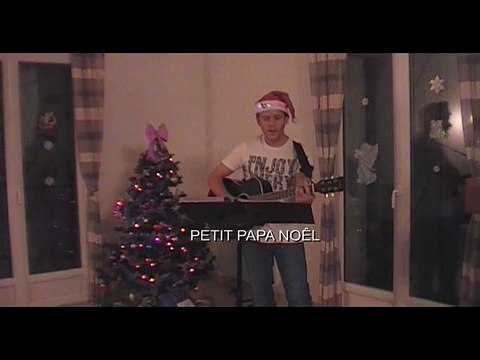 petit papa noël guitare voix