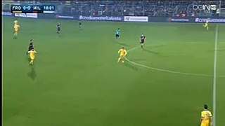 Daniel Ciofani GREAT Goal Frosinone 1-0 AC Milan 20.12.2015 HD