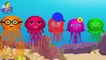 JellyFish Finger Family Nursery Rhyme | Finger Family Songs | The Jellyfish Family