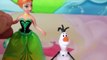 Disney Magic Clip Frozen toys Queen Elsa Anna and Olaf review characters from the movie Frozen