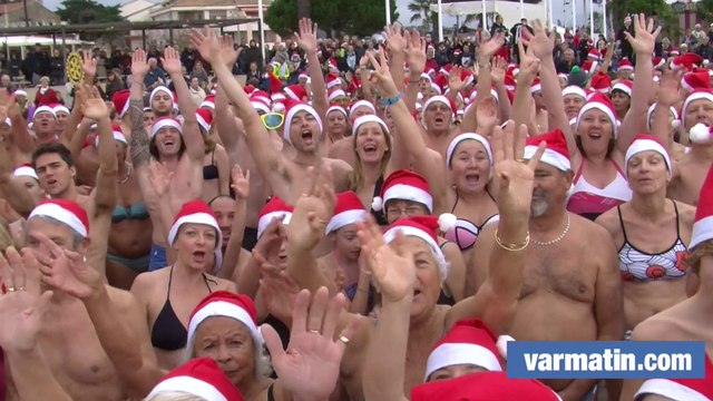 Tous à l'eau pour le 30e bain de Noël des Sablettes