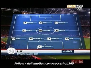 Ajax Amsterdam 2-1 De Graafschap _ All Goals (English) - 19.12.2015 HD