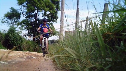 Papai noel, pedal solidário com 85 bikers, Taubaté, SP, MTB, 33 km, 2015, (37)