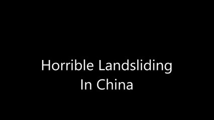 Horrible Landslide In China That Ate 20 Buildings | OMG