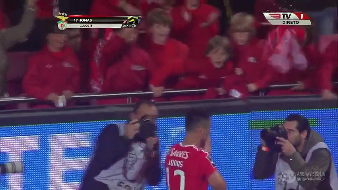 2-1 Jonas Goal Portugal  Primeira Liga - 20.12.2015, SL Benfica 2-1 Rio Ave