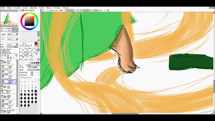 Demo Dessin Rapunzel tresse ses cheveux