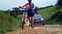Papai noel, pedal solidário com 85 bikers, Taubaté, SP, MTB, 33 km, 2015, (39)