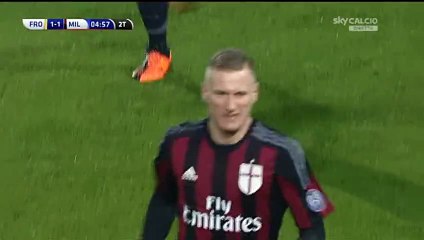 Ignazio Abate Goal - Frosinone 1-1 AC Milan - 20-12-2015