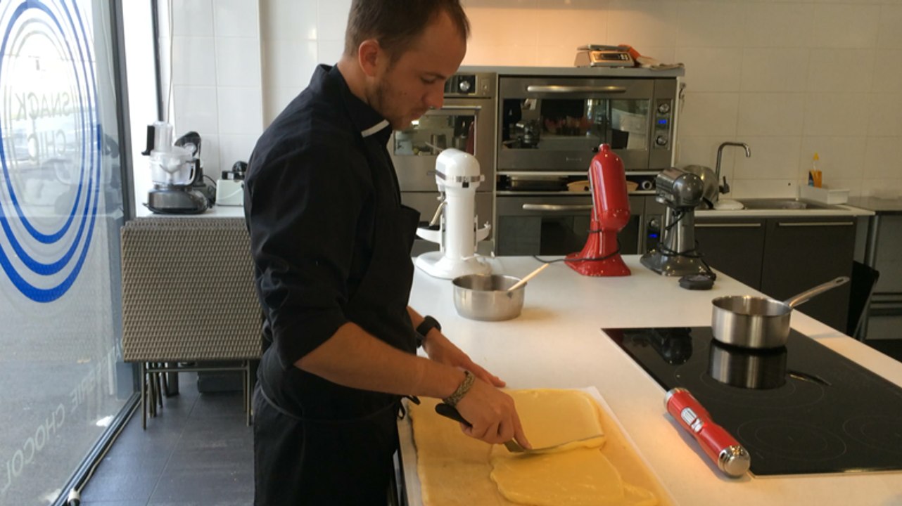 Bûche au citron : l'assemblage