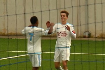 U17 National - OM 4-3 Bastia : le but de Kevan Mezine (28e)