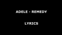 Adele Remedy (Lyrics)