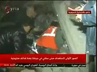 بالفيديو اللقطات الاولية لاغتيال سمير القنطار - الصور الاولية