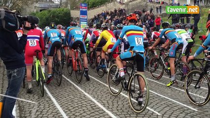 Namur - La réaction de Loïc Hennaux après sa course