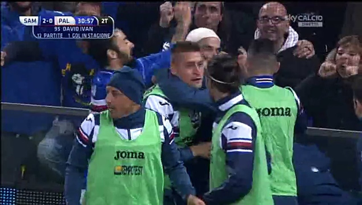 Ivan D. Goal - Sampdoria 2-0 Palermo - 20-12-2015