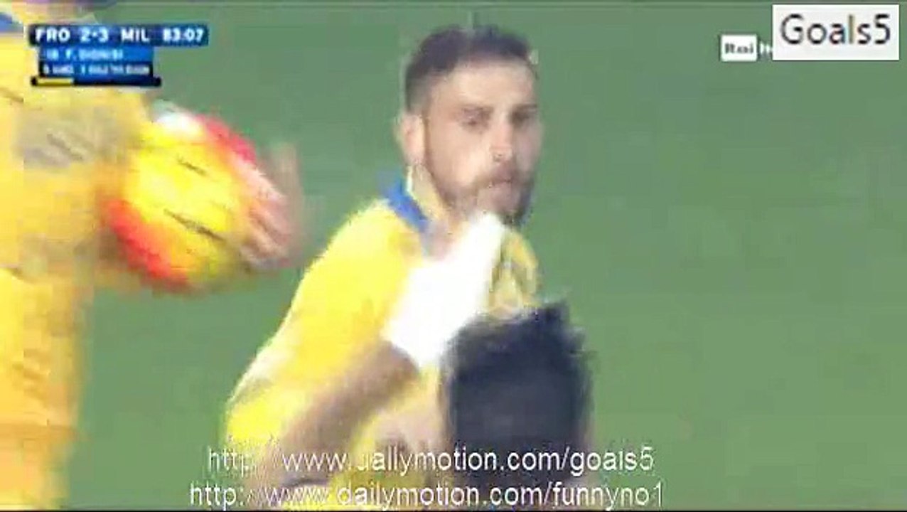 Federico Dionisi Goal Frosinone 2 - 3 AC Milan Serie A 20-12-2015