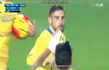 Federico Dionisi Fantastic GOAL Frosinone 2-3 Milan Serie A